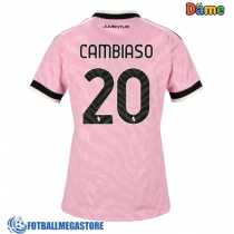 Fotballdrakt Dame Juventus Andrea Cambiaso #20 Bortedrakt 2026-27 Kortermet